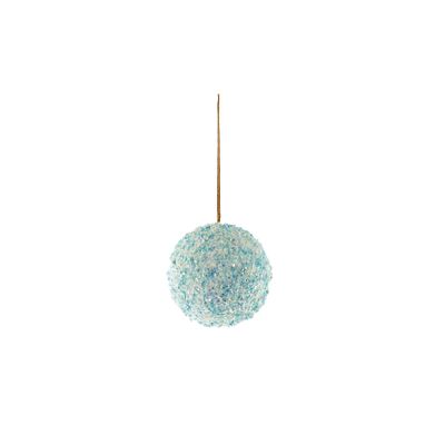 Sparkle Bauble - 8cm - Blue
