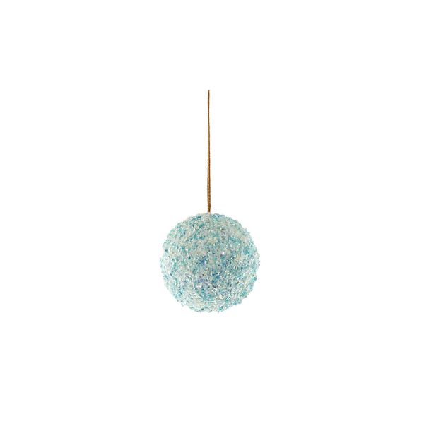 Sparkle Bauble - 8cm - Blue