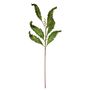 Sparkly Leaf Spray - Green - 76cm