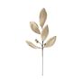 Cosy Furry Leaf Spray - Cream - 56cm
