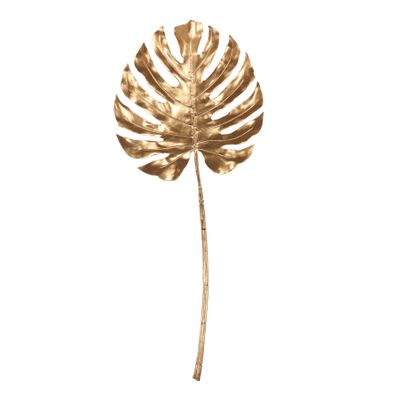 Monstera Leaf Large - Gold - H90 x 40cm