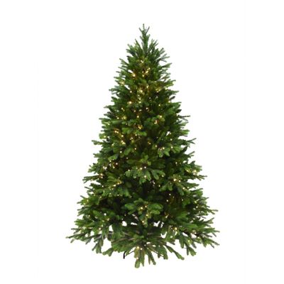 Vermont 7 FT Spruce Christmas Tree 2685 Tips - Pre Lit - 600 Lights