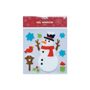 Snowman Gel Window Stickers - Small Pack