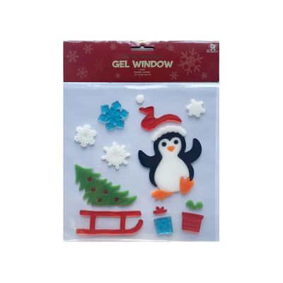 Penguin Gel Window Stickers - Small Pack