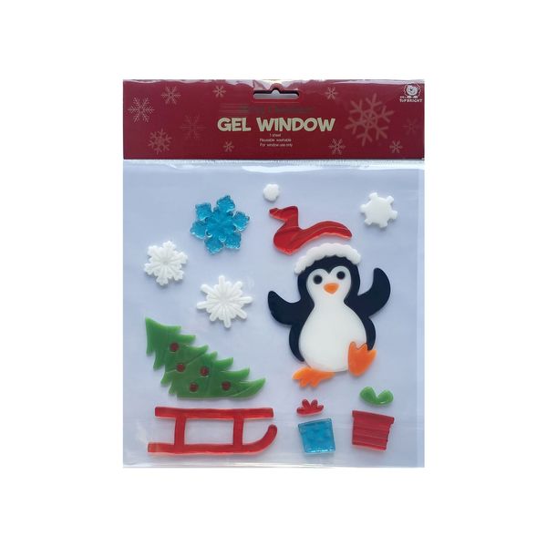 Penguin Gel Window Stickers - Small Pack
