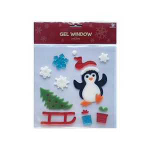 Penguin Gel Window Stickers - Small Pack