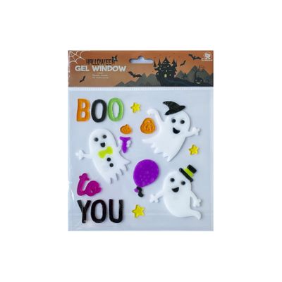 Boo to You Ghost Gel Window Stickers - Small Pack