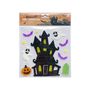 Spooky Haunted House Gel Window Sticker - Small Pack