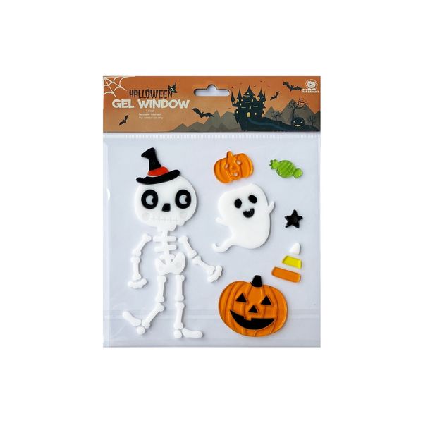 Skeleton Gel Window Stickers - Small Pack