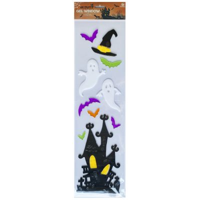 Spooky Haunted House Gel Stickers - Large Pack