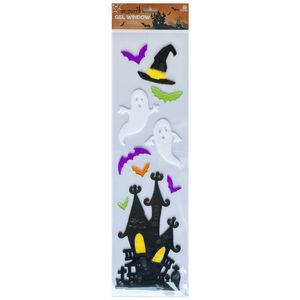 Spooky Haunted House Gel Stickers - Large Pack