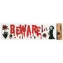 Beware Gel Window Stickers - Large Pack