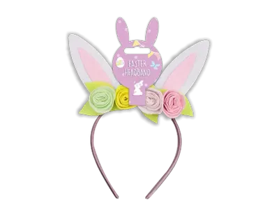 Bunny Ears Flower Headband	