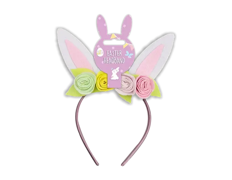 Bunny Ears Flower Headband	