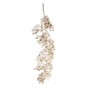 Medium  Leaf Trailing Garland - Gold - 150cm