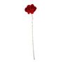 Velvet Peony - Stem -Red / Gold - H60 x 13cm