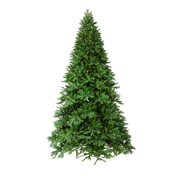 Vermont 12 FT Spruce Christmas Tree 7950 Tips - Pre Lit - 1200 Lights