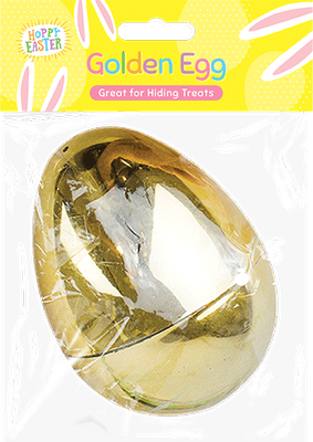 Large Golden Refillable Easter Egg	