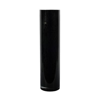 Cylinder Vase - Black Gloss - H40x10cm