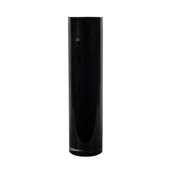 Cylinder Vase - Black Gloss - H40x10cm