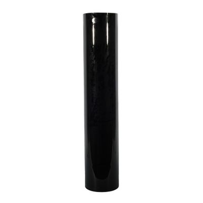 Cylinder Vase - Black Gloss - H50x10cm