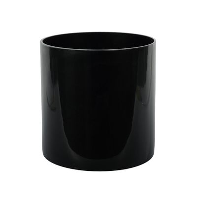 Cylinder Vase - Black Gloss - H20x20cm