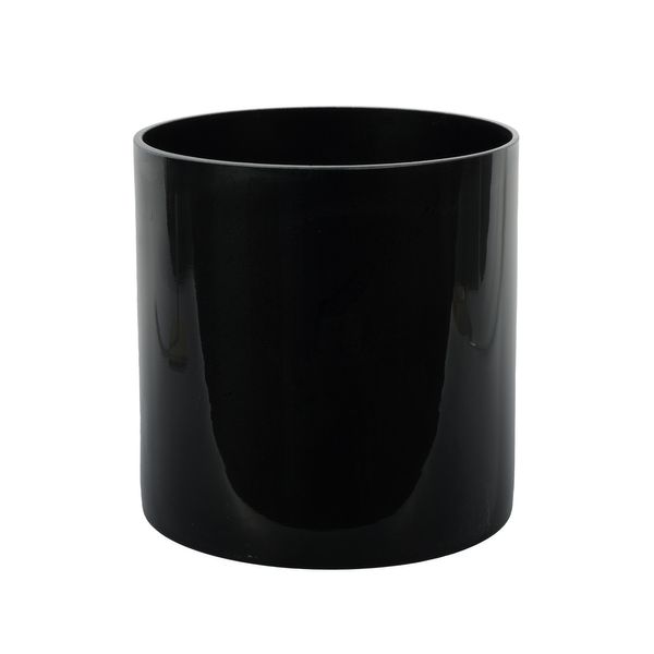 Cylinder Vase - Black Gloss - H20x20cm