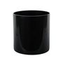 Cylinder Vase - Black Gloss - H20x20cm