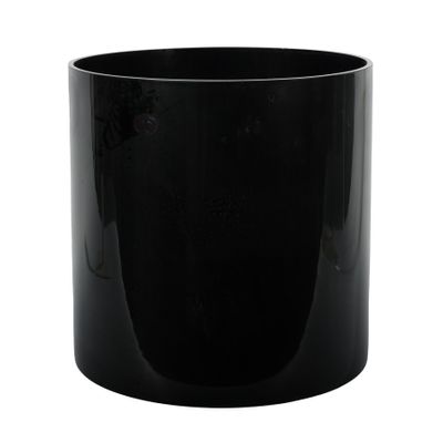 Cylinder Vase - Black Gloss - H25x25cm