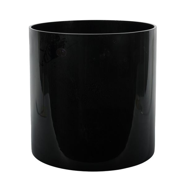 Cylinder Vase - Black Gloss - H25x25cm