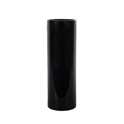 Cylinder Vase - Black Gloss - H30x10cm