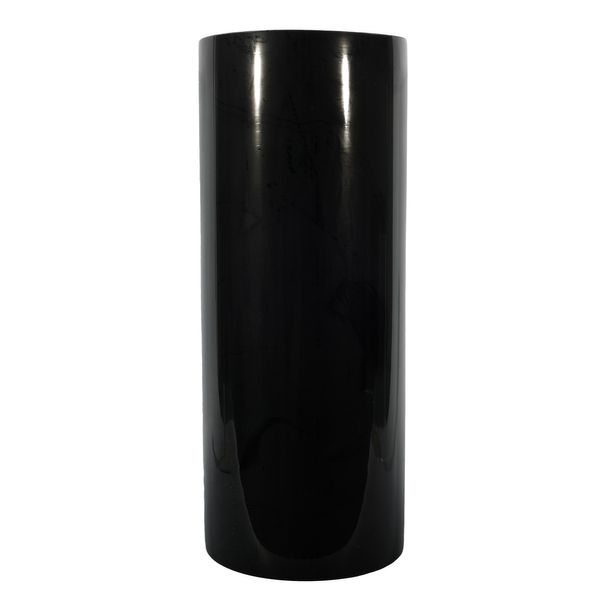 Cylinder Vase - Black Gloss - H50x20cm