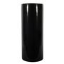 Cylinder Vase - Black Gloss - H50x20cm