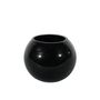 Bubble Ball Vase - Black Gloss - H10x7.5cm