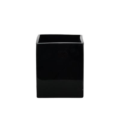 Cube - Black Gloss -10x10x12cm