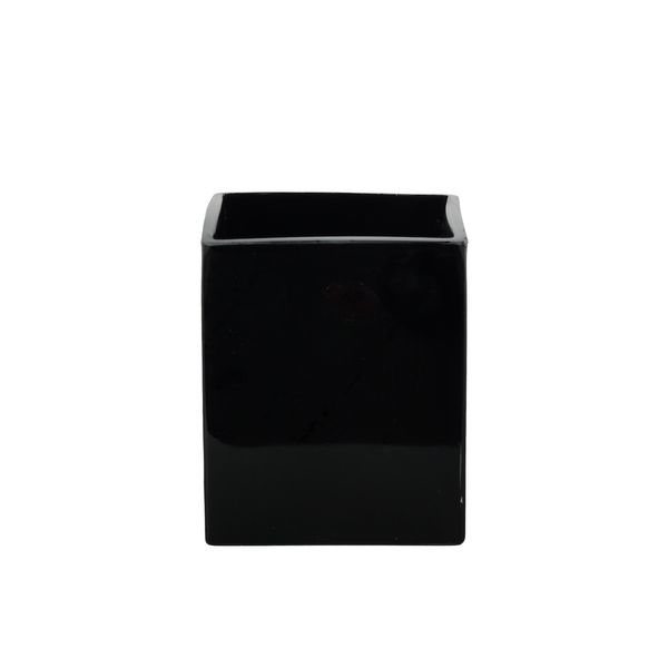 Cube - Black Gloss -10x10x12cm