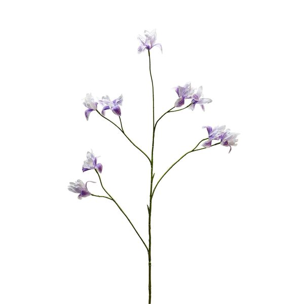 Botanica Iris Spray - White/Lilac - 105cm
