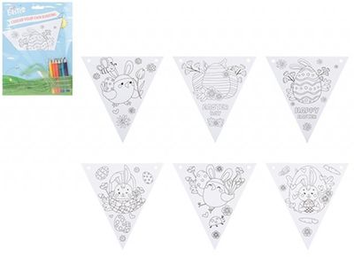 Colour Your Own Bunting