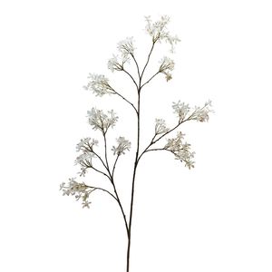 Botanica Peach Spray Branch - White - 154cm