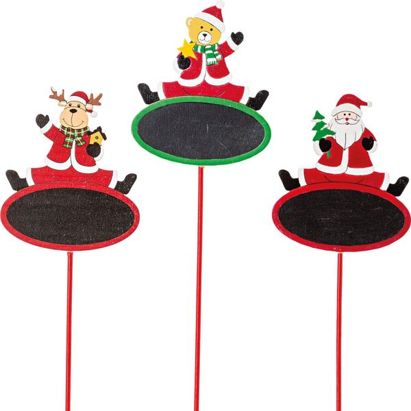 Christmas Character Chalkboard Picks (Set)