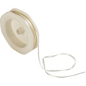 3mm Satin Double Faced Ribbon  Ivory