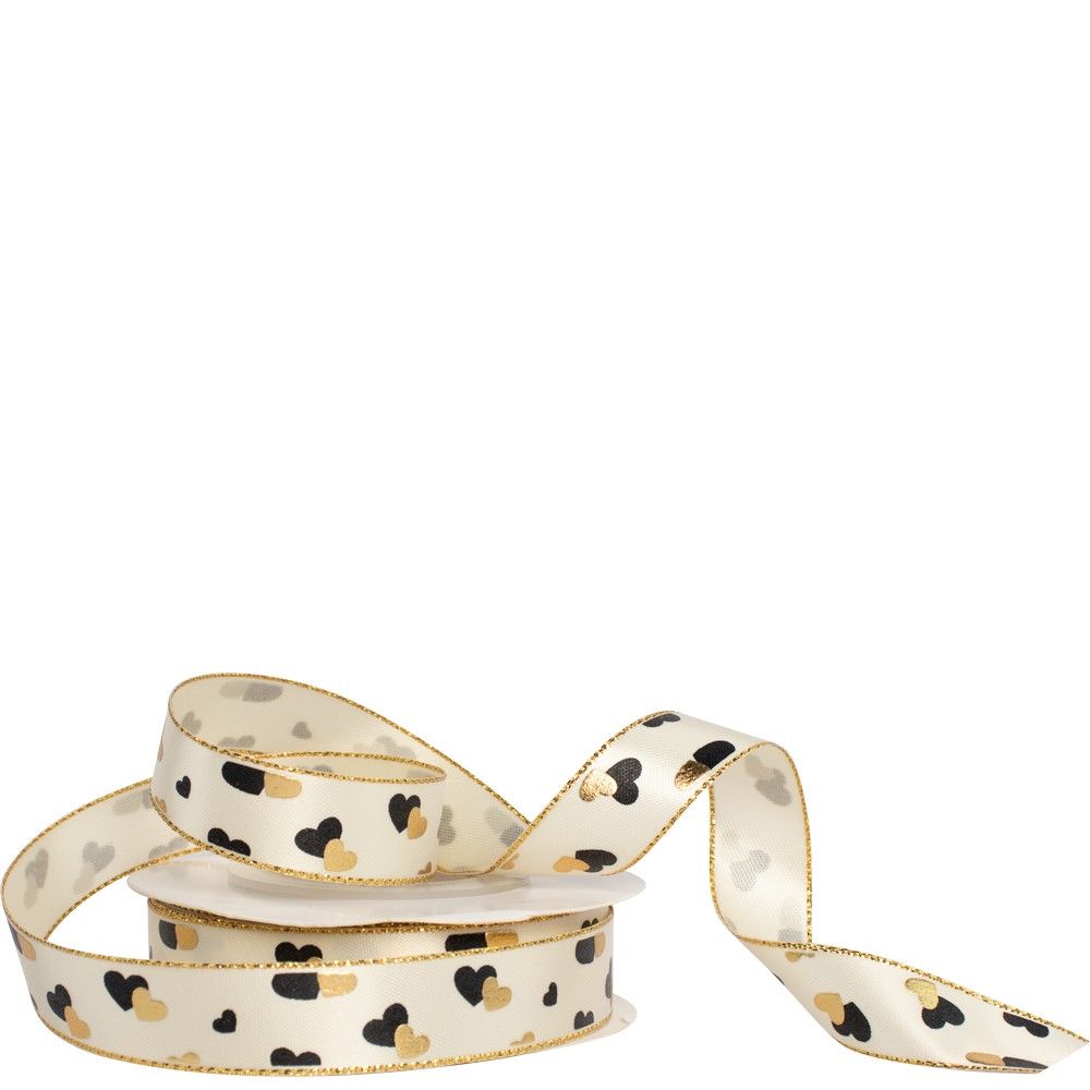 16mm Satin Ribbon � Love Struck