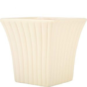 Cream Curved Fanfare Plant Pot (Pack of 2)