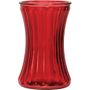 Hand Tie Hour Glass Pencil Pleat Vase  Red