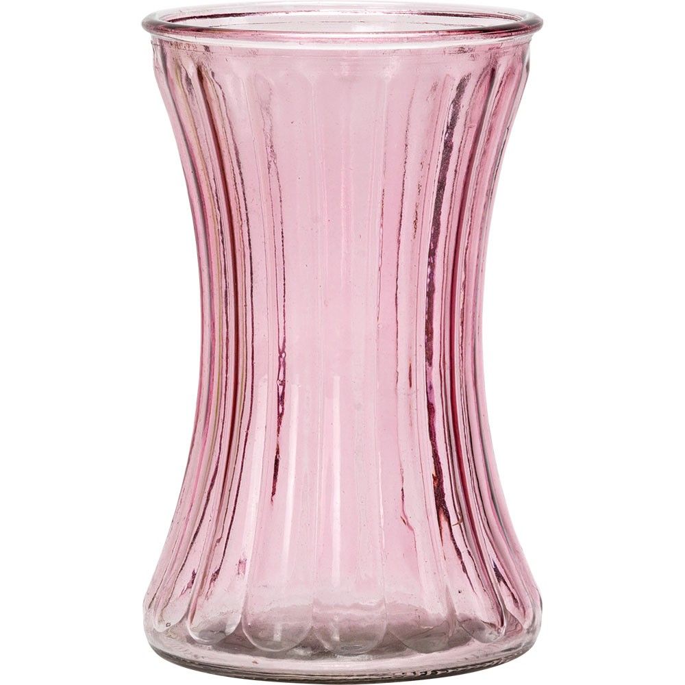 Hand Tie Hour Glass Pencil Pleat Vase � Pink_1
