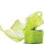 Lime Green 60mm Wired Edge Plain Organza Ribbon