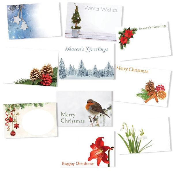 Flat Message Cards � Joy of the Season