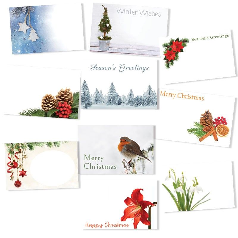 Flat Message Cards � Joy of the Season
