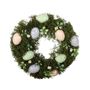 Easter Wreath - Pastel Eggs - Grass / Daisies - 30cm