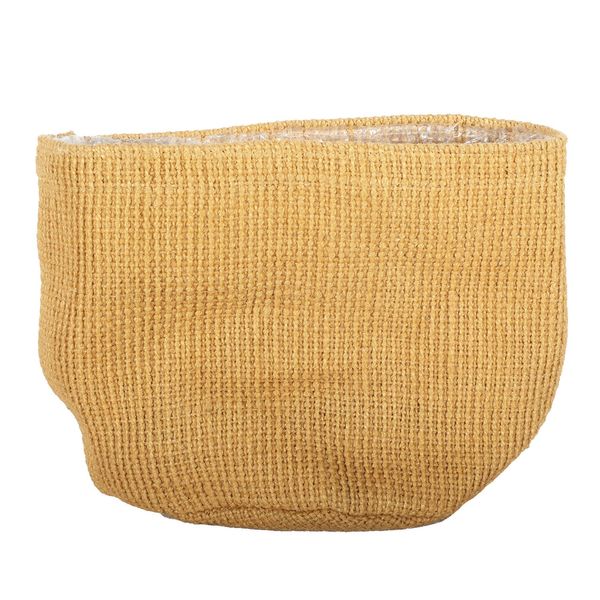 Jute Nursery Basket with Liner - 20x20cm